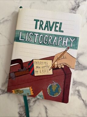 Travel Listology Journal • Exploring The World In Lists Book NEW